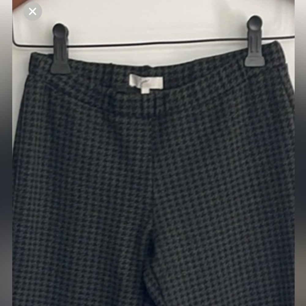 Black and Gray Houndstooth Leggings by Joie, Small